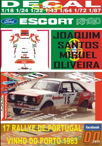 Decal ford escort 1800 - ford,