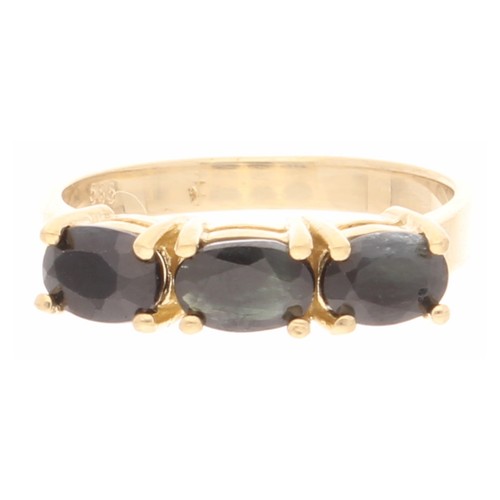 14carat yellow gold - gold, sapphire