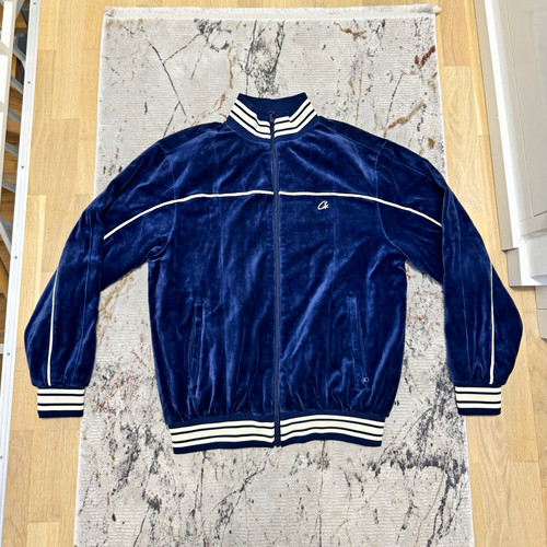 Corteiz velour track jacket - jacket,