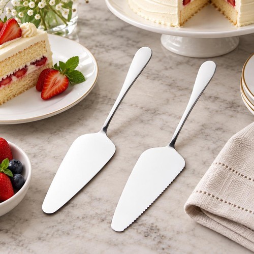 Stainless steel cake server - stainless,