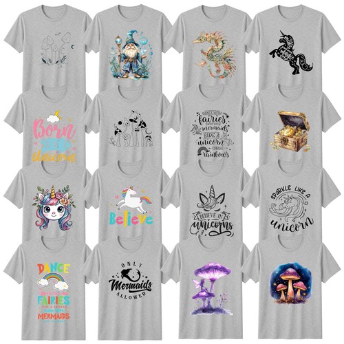 Boho unicorns sea life shirt - unicorns, t-shirt