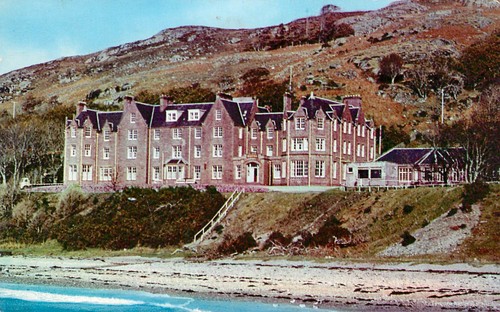 Gairloch harbour postcard - gairloch,