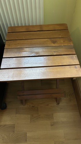 Wooden table small - small, folding