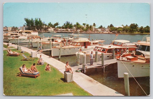 Miami beach florida postcard - beach,