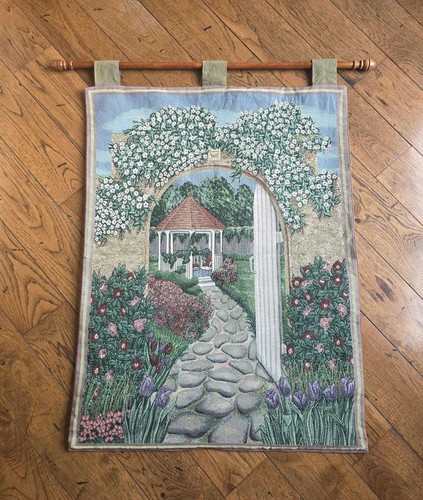 Vintage garden tapestry wall - vintage,