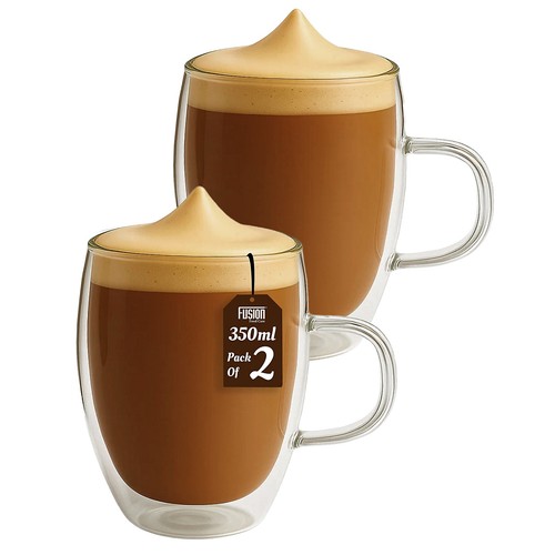 Double walled glass coffee - double,