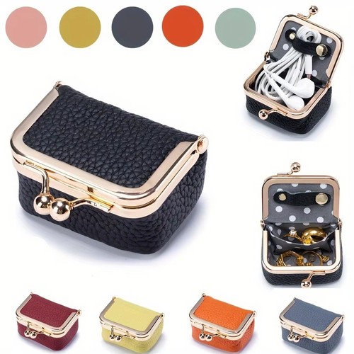 Mini leather jewelry box - leather,