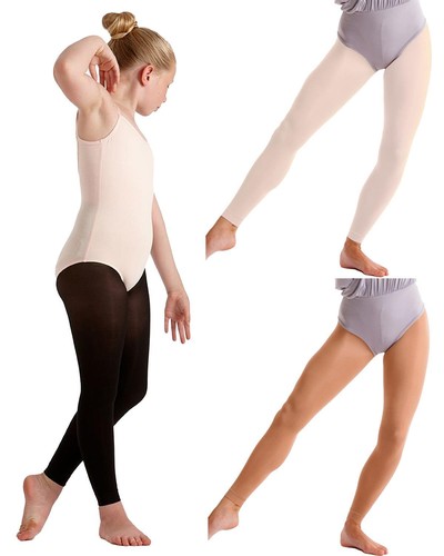 Silky footless dance tights - footless,
