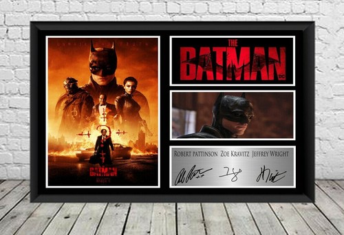 The batman signed poster - the,