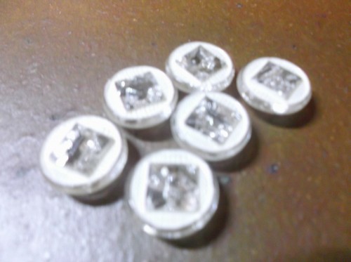 Glass buttons - x,