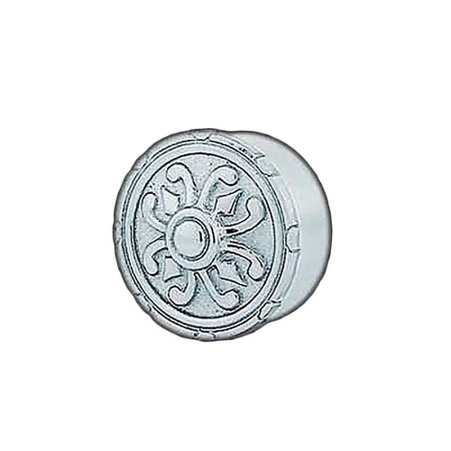 Carved decorative end plug cap - end,