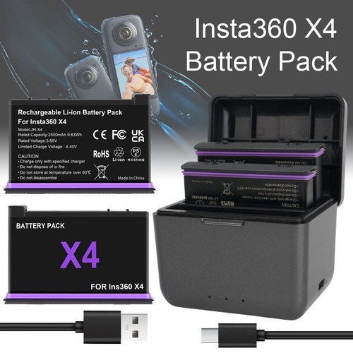 Insta360 battery 2500mah - x4,