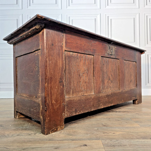 Antique oak coffer - antique,