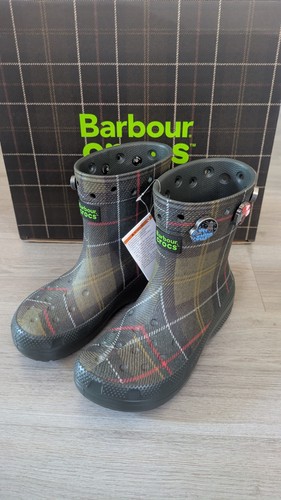 Barbour crocs collab - barbour,