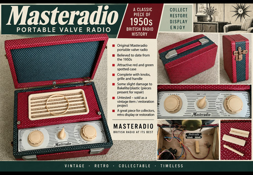 Vintage 1950s masteradio - vintage,