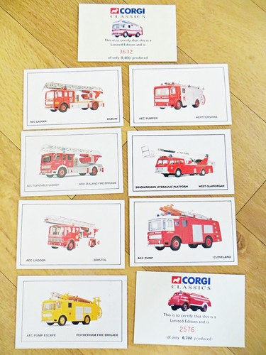 Corgi fire brigade engine - 9x,