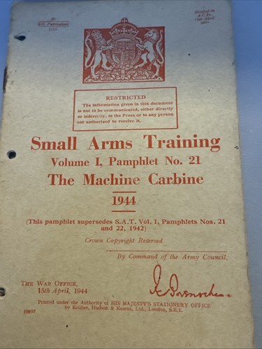 Small arms training volume - small,