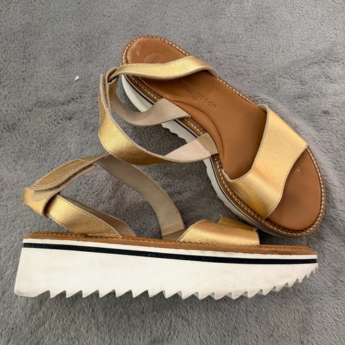 Paul green gold leather - green,
