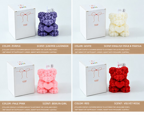 Luxury handcrafted rose - handcrafted, bear