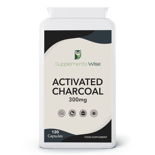 Activated charcoal capsules - charcoal,