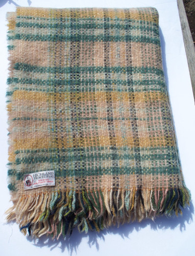 Vintage highland tartan plaid - highland,