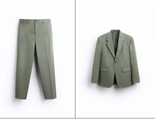 Zara green piece suit - green, 2-piece