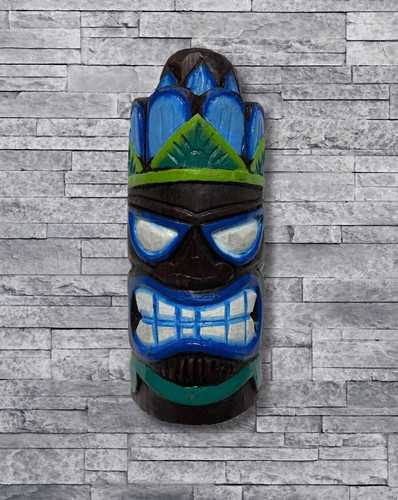 Wall hanging tiki mask - hanging,