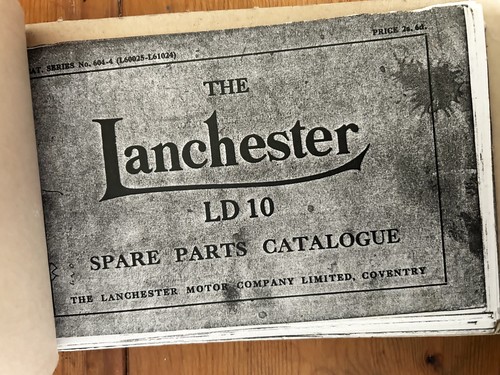 Lanchester spare parts - lanchester, ld.10