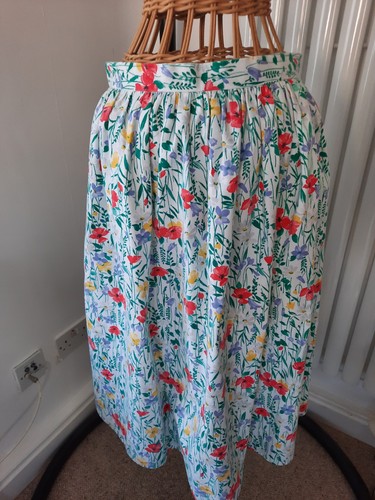 Vintage multi floral gathered - multi,