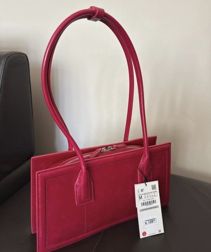 Zara women leather fuchsia - women’s,