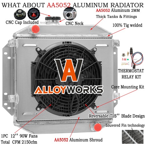 Rows radiator shroud fan - shroud,