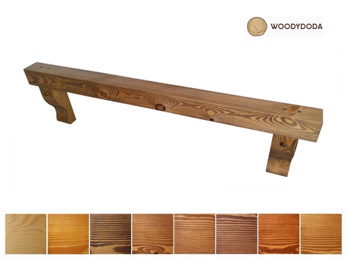 Redwood mantle piece - redwood,
