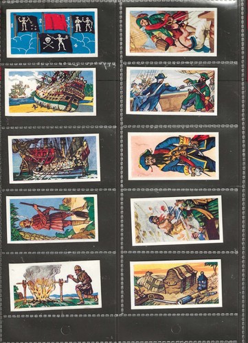 Barratt trade cards pirates - cards,