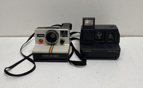 Vintage polaroid onestep and - polaroid,
