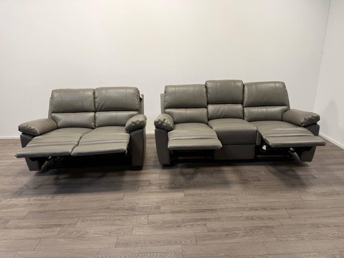 Toby grey faux leather - faux,