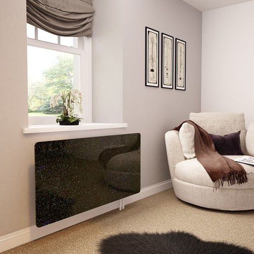 Glass radiator cover printed - radiator,
