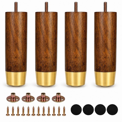 Wooden furniture legs - wooden, set