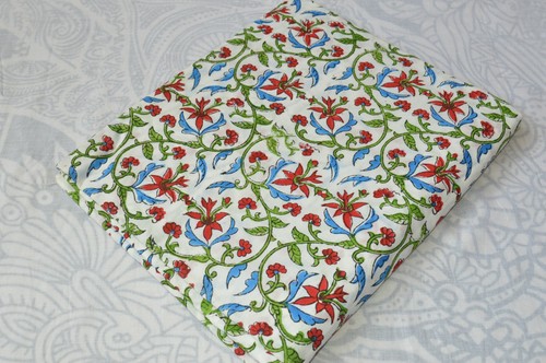 Vintage hand block floral - vintage,