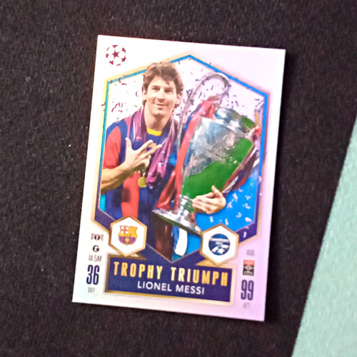 Topps match attax lionel messi - match,