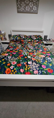 Hip hop double bedframe wood - hip,