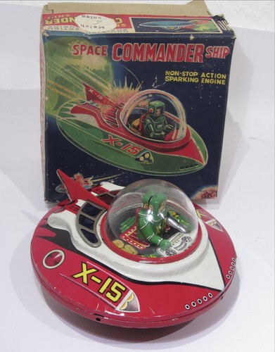 Vintage tin ufo - vintage,