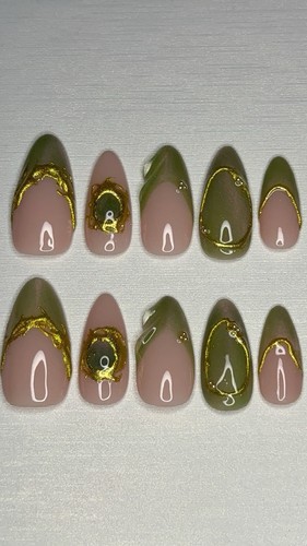 Handmade gel press nails - press, on