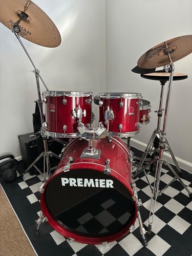Premier drum kit with - premier,