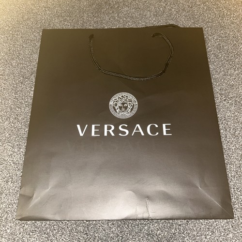 Versace paper shopping bag - versace,