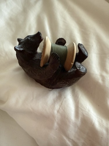 Antique black forest bear - black,