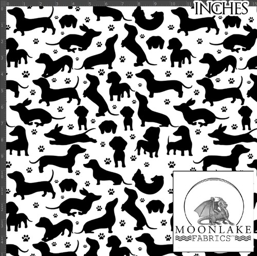 Dachshund silhouette 100 - dachshund, silhouette,