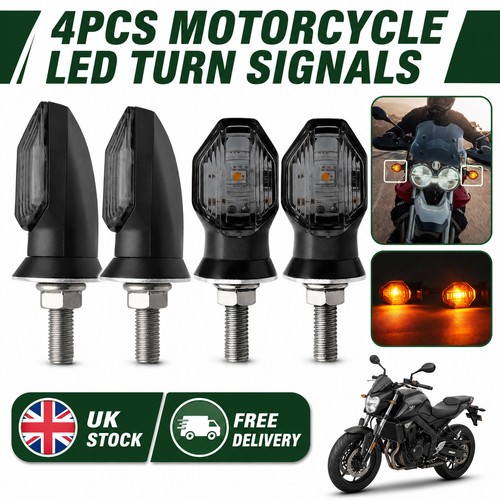 Pair motorbike amber led - amber, turn