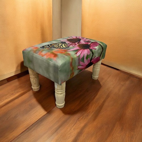 Butterfly printed linen - butterfly,