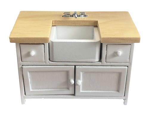 Dolls house white oak modern - white, &