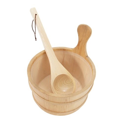 Upgrades wooden sauna - wooden, water